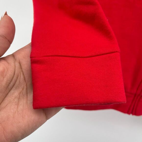 Puma Boys Red Full Zip Hoodie Jacket Size 6 – Soft Fleece Sporty Style - Picture 6 of 14